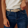 Oh So Chic Faux Leather Belt in Warm Taupe Image - 1