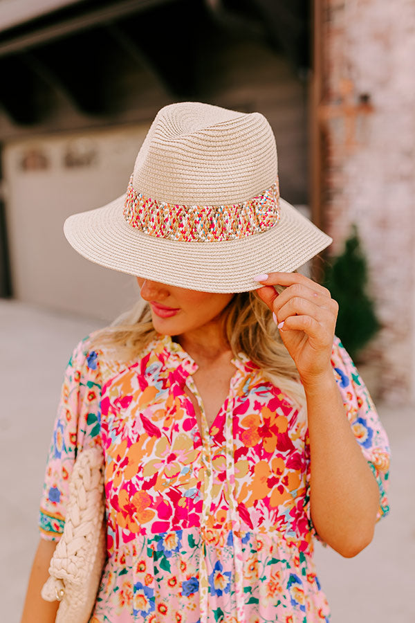 Retreat Yourself Raffia Hat In Natural