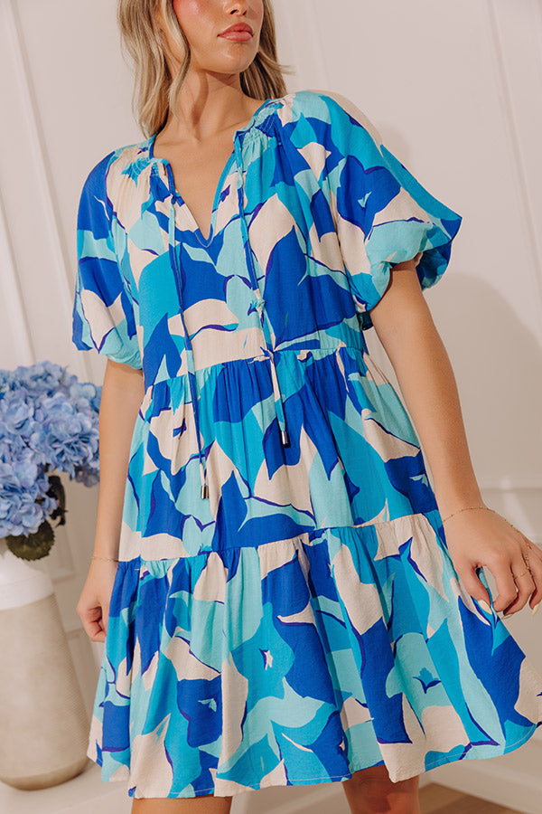 City Escape Mini Dress in Royal Blue M / royal-blue City Escape Mini Dress in Royal Blue M / royal-blue