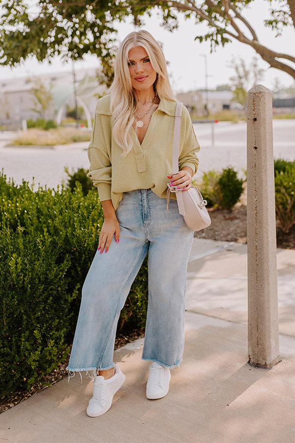 Coffee Run Cutie Shift Top in Lime Punch Curves