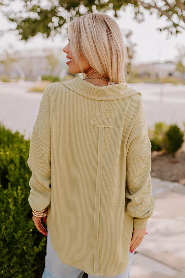 Coffee Run Cutie Shift Top in Lime Punch Curves