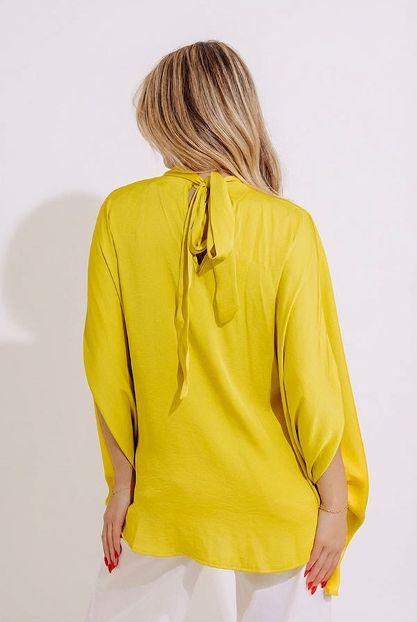 With You Always Shift Top In Chartreuse Image - 4