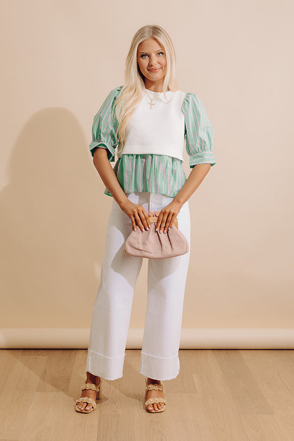 Gather The Courage Top In Ocean Wave Image - 3