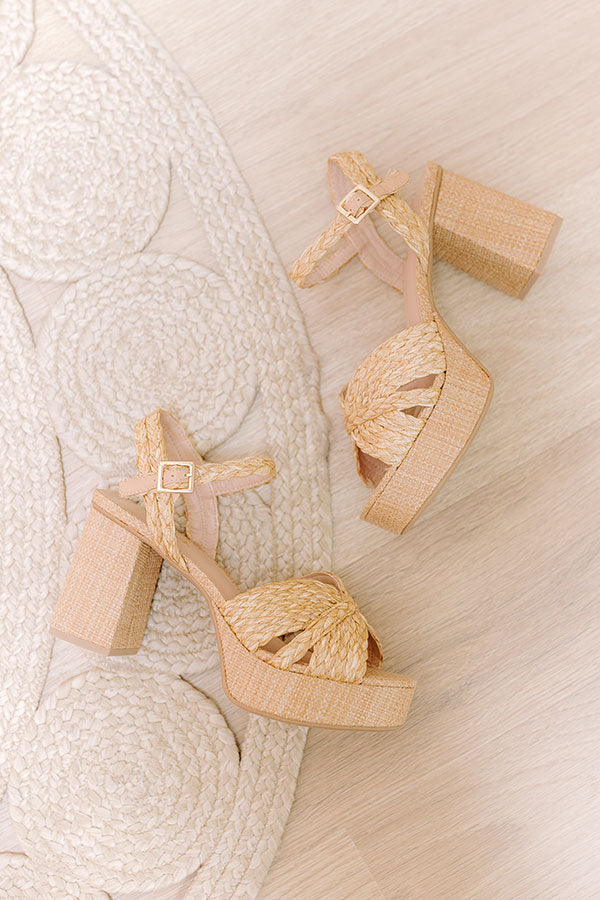 The Anayeli Raffia Heel