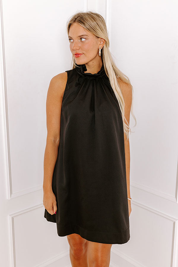 Pursuit Of Happiness Shift Dress In Black