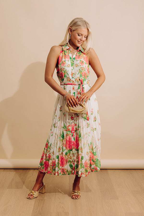 Charm And Charisma Floral Midi Image - 1
