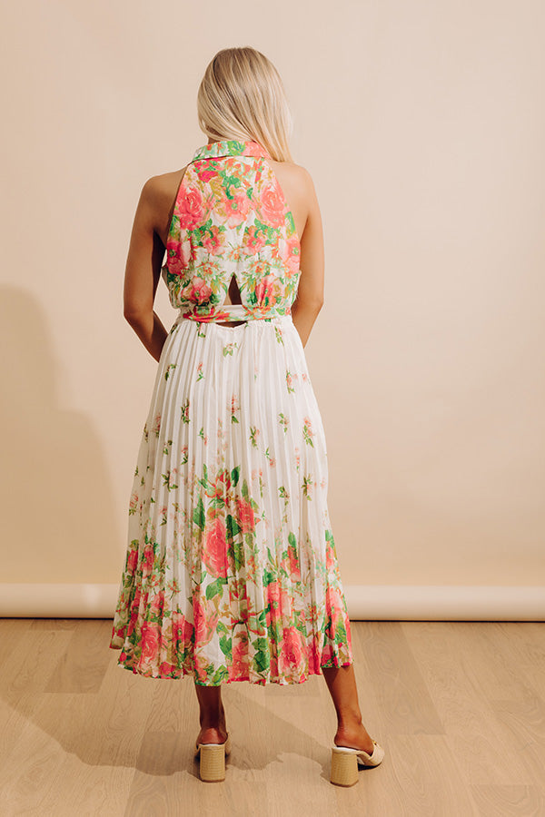 Charm And Charisma Floral Midi Image - 4