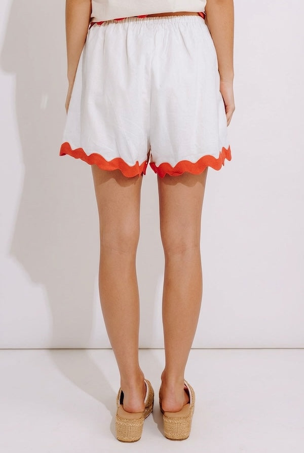 Vacay Escape Linen-Blend Shorts Image - 4