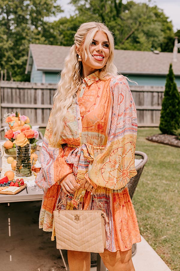 orange color dress online Sunset Ombre Maxi Dress Orange S