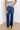 Just USA Wren High Waist Straight Leg Jean in Dark Wash