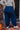  navy Street Chic High Waist Knit Pants Curves 