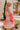 Fancy Flourish Color Block Mini Dress in Pink Curves