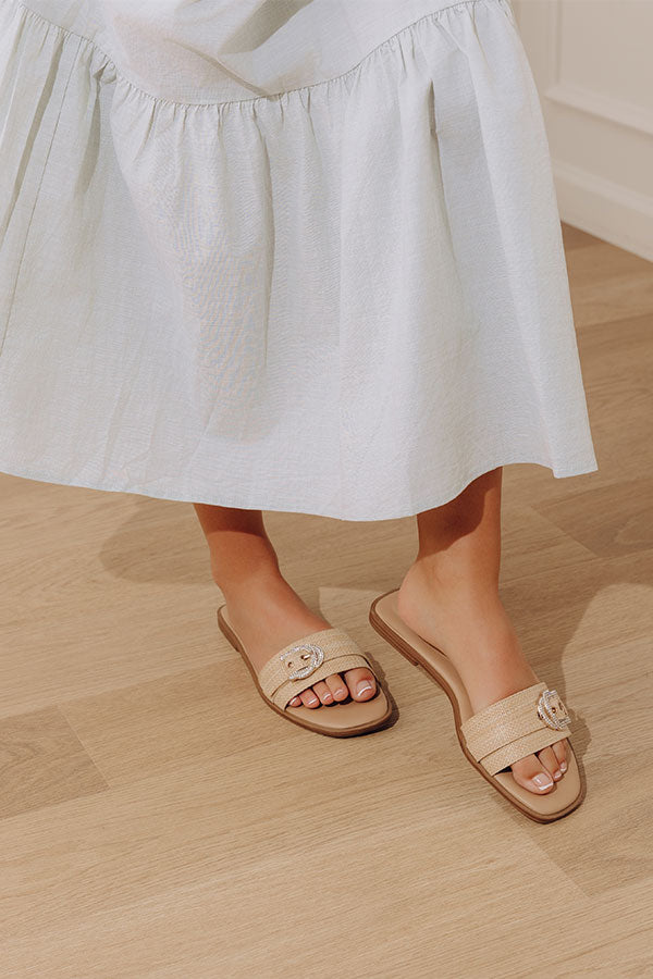 The Mango Raffia Woven Sandal