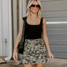 Downtown Diva Ribbed Top in Black Image - 1