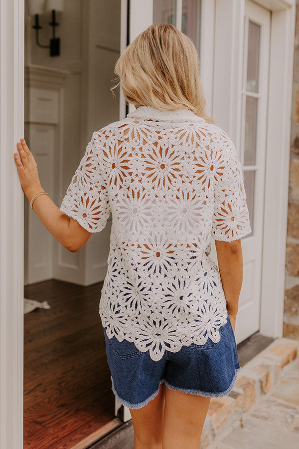 Sunny Days Ahead Crochet Top