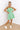 Alfresco Allure Gingham Mini Dress in Lime