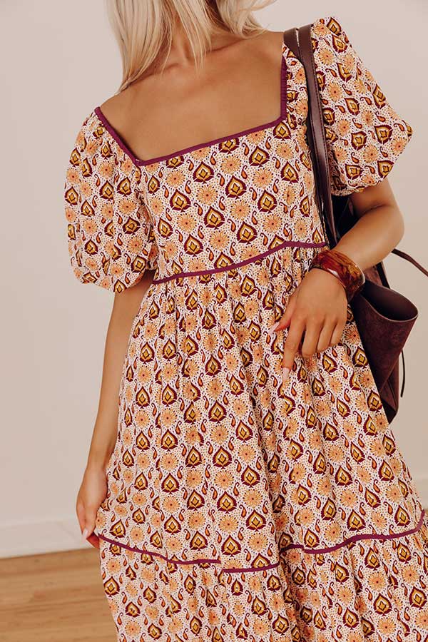 Carefree Moment Maxi Dress in Royal Plum Image - 2