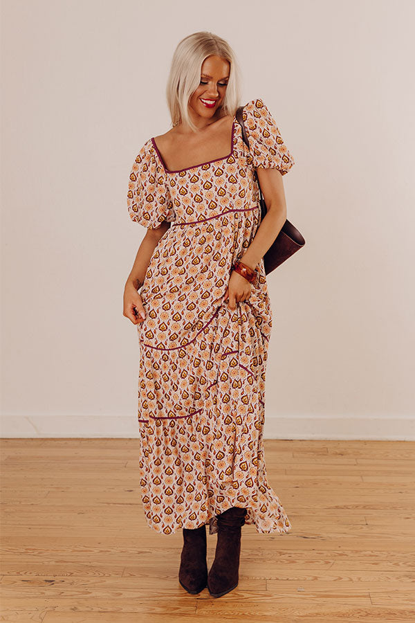 Carefree Moment Maxi Dress in Royal Plum Image - 1
