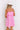 Alfresco Allure Gingham Mini Dress in Pink