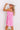 Alfresco Allure Gingham Mini Dress in Pink