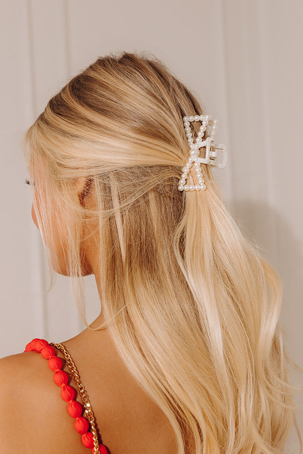 Lovely Little Bow Hair Claw Clip