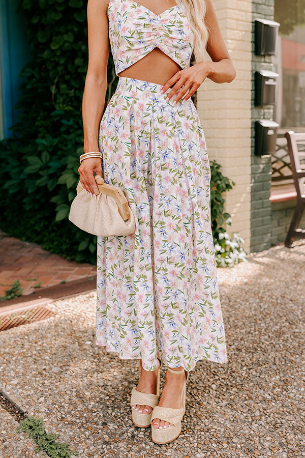 Botanical Bliss High Waist Skirt