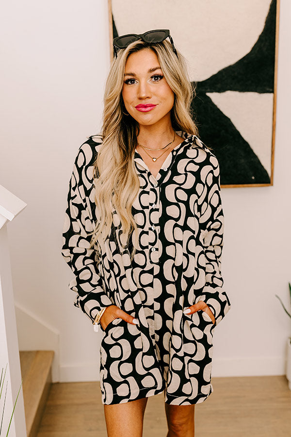 Cityscape Chic Romper