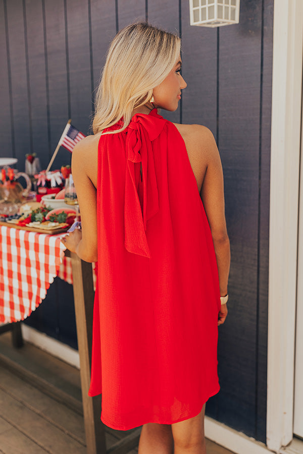 salsa dress red Salsa For Two Ruffle Mini Dress in Red – Impressions Online Boutique