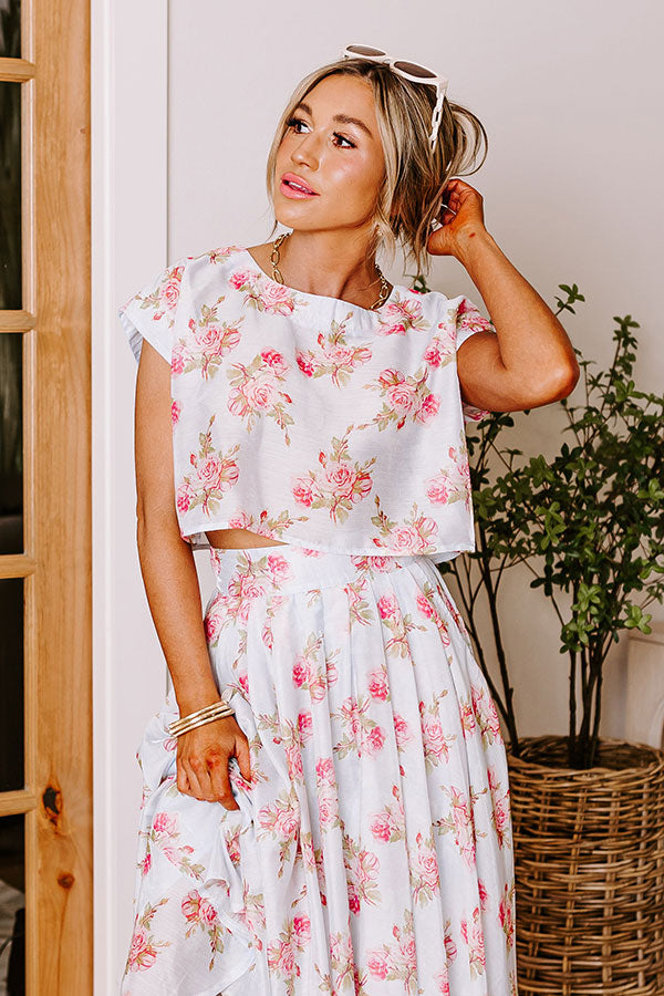 Rose Garden Crop Top