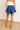  denim medium wash The Lucy High Waist Wide Leg Shorts 