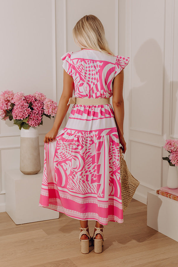 Barcelona Cruise Midi in Pink Image - 4