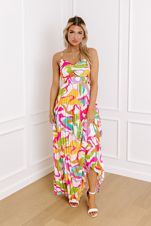 Bold and Bubbly Maxi Dress