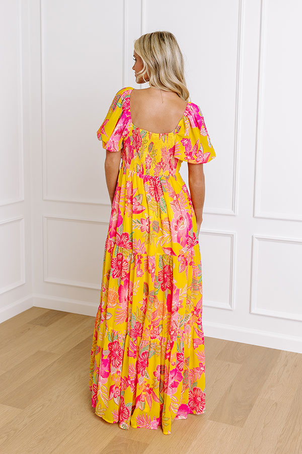 Boho Chic Floral Maxi Dress