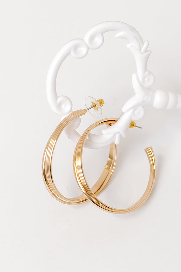 Sassy and Sweet Hoop Earrings