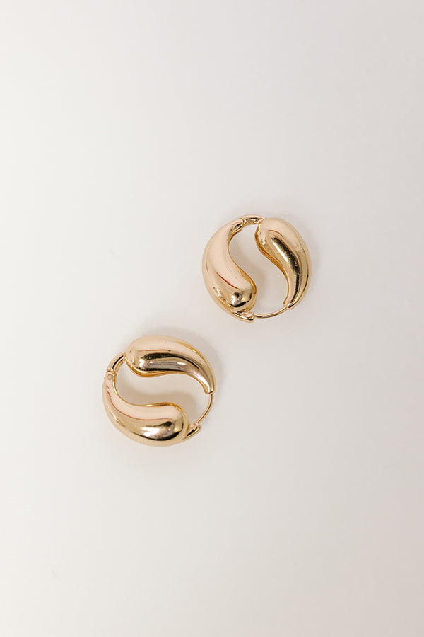 Life Of The Party Huggie Hoop Earrings