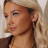 Happy Hour Meetup Hoop Earrings in Gold Image - 1