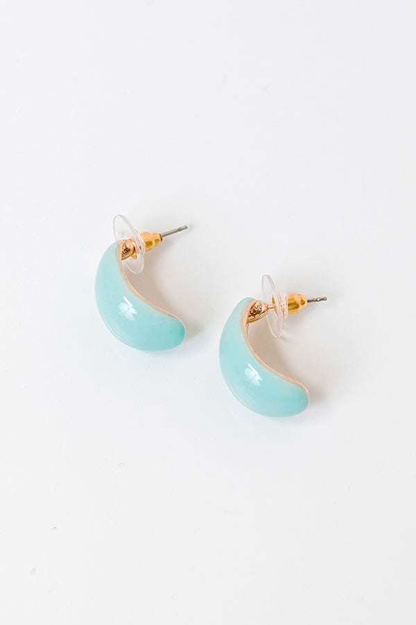 Graceful Moment Earrings in Sky Blue