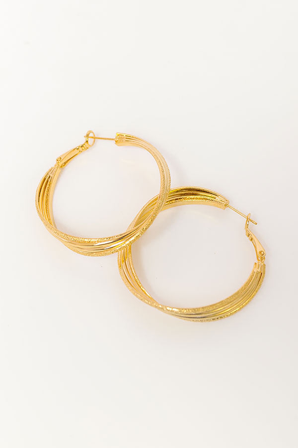 Girl On The Go Hoop Earrings
