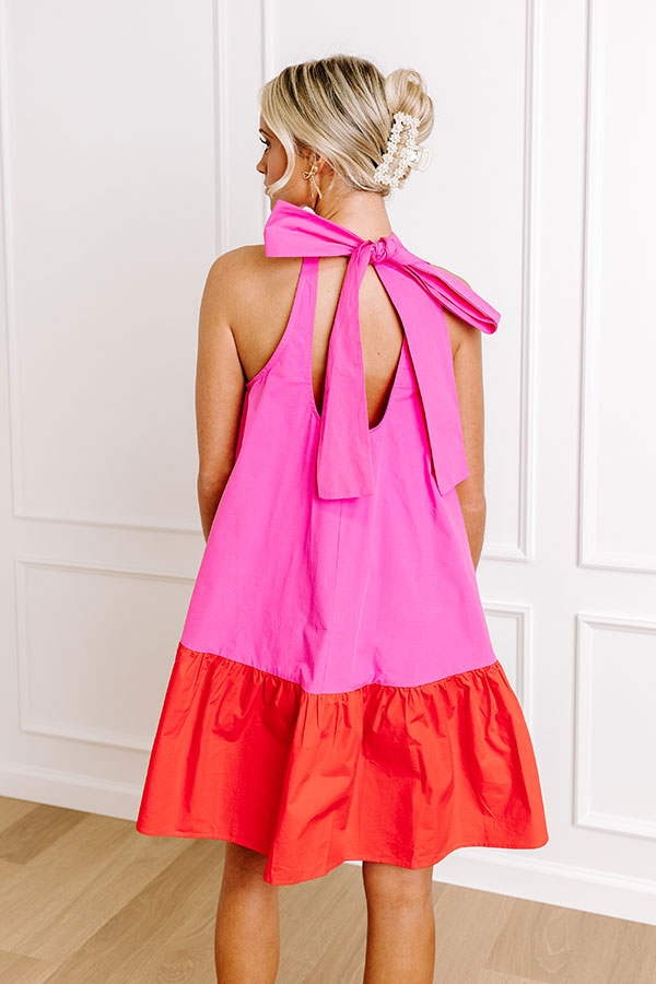 Springtime Cocktails Color Block Dress in Bubblegum Pink M / Bubblegum Springtime Cocktails Color Block Dress in Bubblegum Pink M / Bubblegum