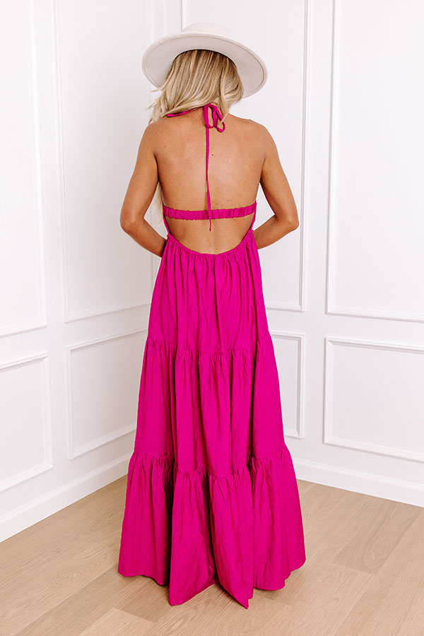 Key Largo Sunshine Crochet Maxi Dress S / Berry Key Largo Sunshine Crochet Maxi Dress S / Berry