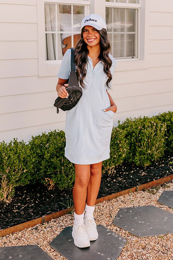 Casual Outing Mini Dress in Sky Blue Impressions Online Boutique Casual Outing Mini Dress in Sky Blue Impressions Online Boutique