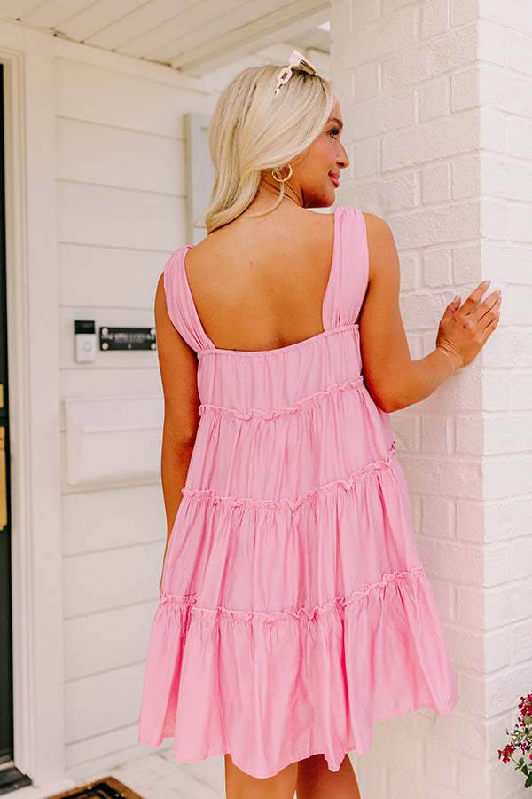 So Charmed Shift Dress in Pink