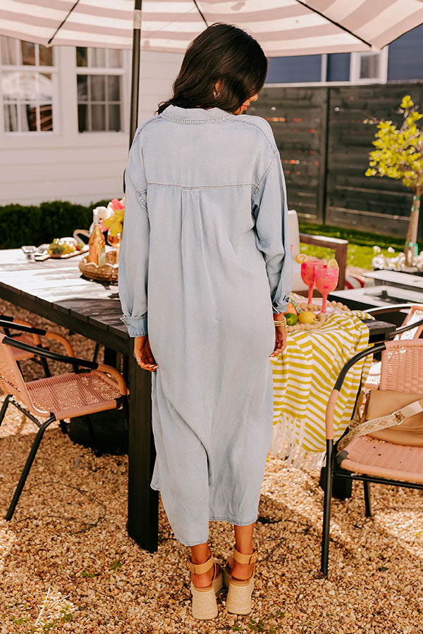 Street Chic Chambray Maxi Dress Street Chic Chambray Maxi Dress