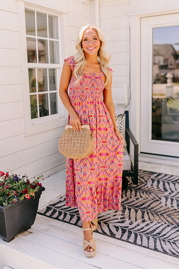 Savannah Estate Smocked Maxi Dress