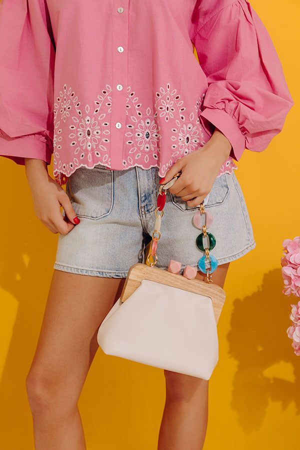 Serene Sip Style Faux Leather Purse Image - 1