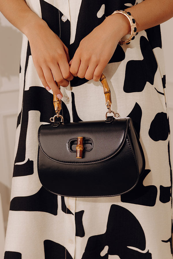 Brunch Voyage Faux Leather Purse In Black Image - 1