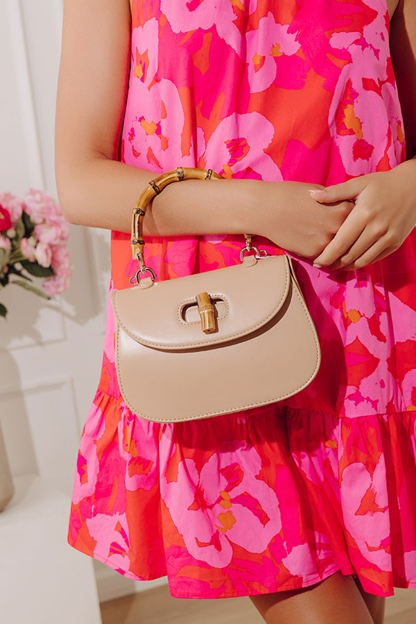 Brunch Voyage Faux Leather Purse In Iced Latte Image - 1