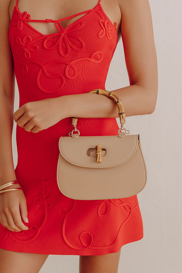 Brunch Voyage Faux Leather Purse In Iced Latte Image - 1