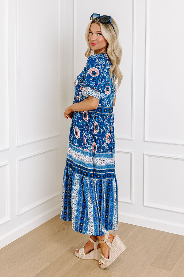 Key Largo Brunch Floral Midi