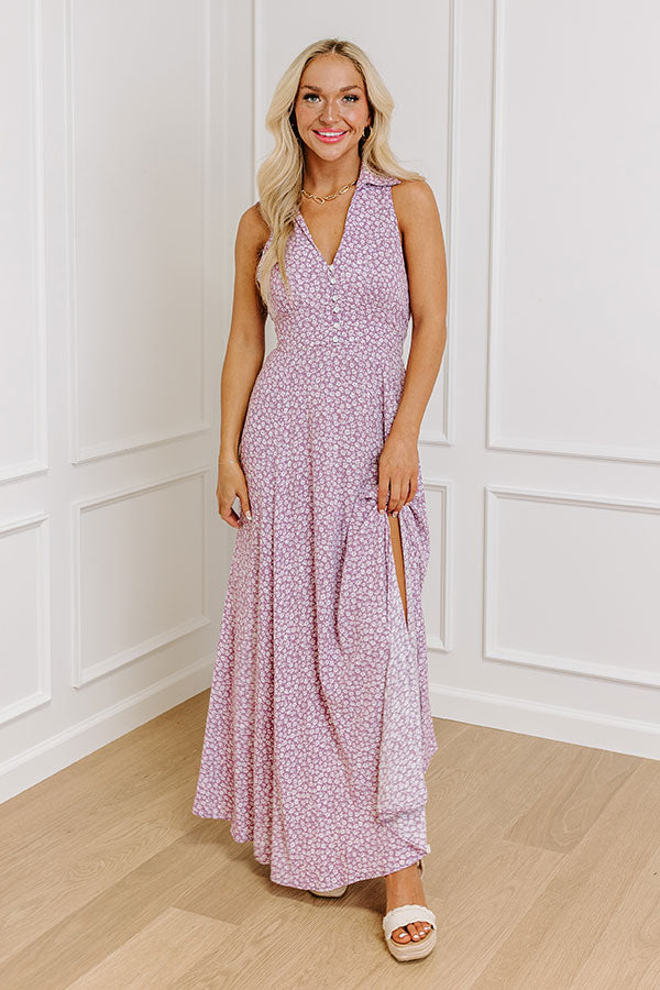 Napa Girls Trip Floral Maxi Dress